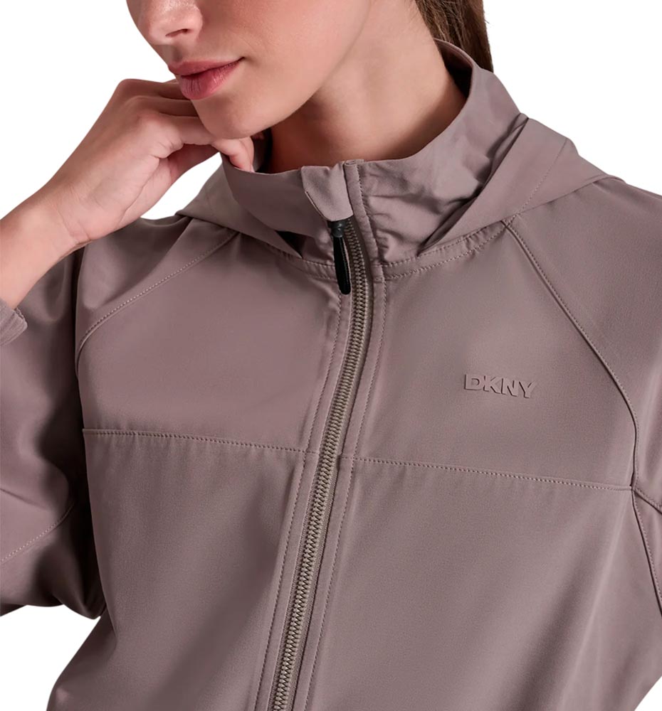 DKNY Women's Casual Hooded Jacket