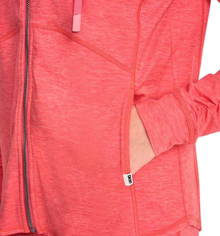 DKNY Spacedye Casual Hooded Jacket