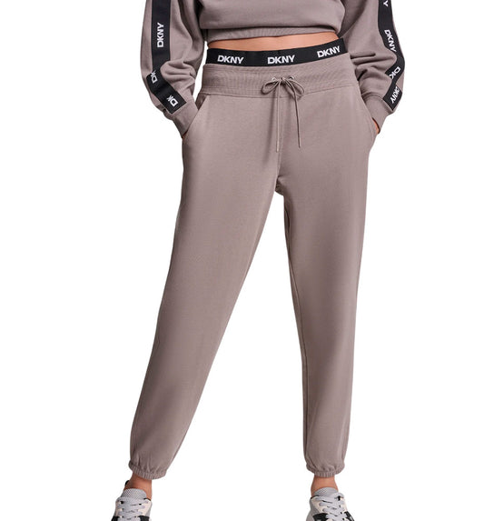 Pantalón Casual Dkny Cintura Alta con Logo Classic