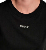 Camiseta Corta Casual Dkny Logo Metálico