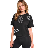 Camiseta Casual Dkny Graffiti Logo