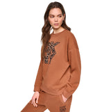 Sudadera Casual Dkny Stacked Puff Outline Animal
