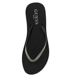Guess Rhinestone Flip Flops