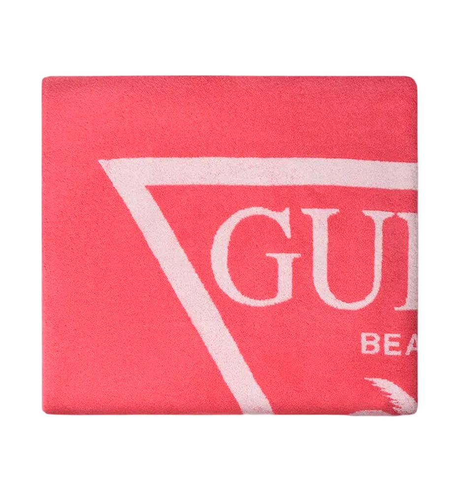 Bath Towel_Unisex_GUESS Jacq Palm Triangle Logo Towel
