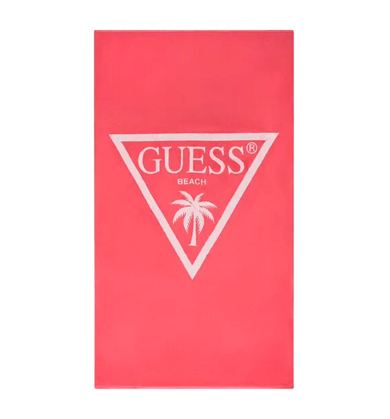 Guess Jacq Palm Triangle Logo Bath Towel
