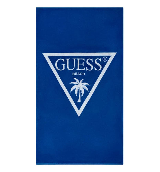 Toalla Baño_Unisex_GUESS Jacq Palm Triangle Logo Towel
