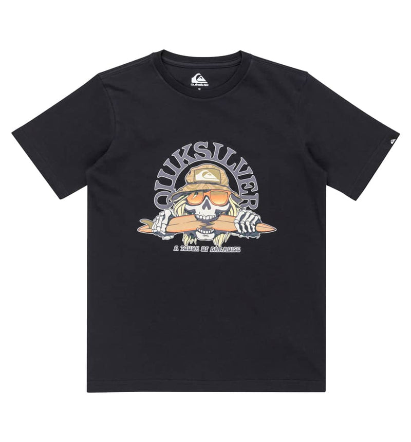Camiseta M/C Casual Quiksilver Ev Skull Feast Ss Yth