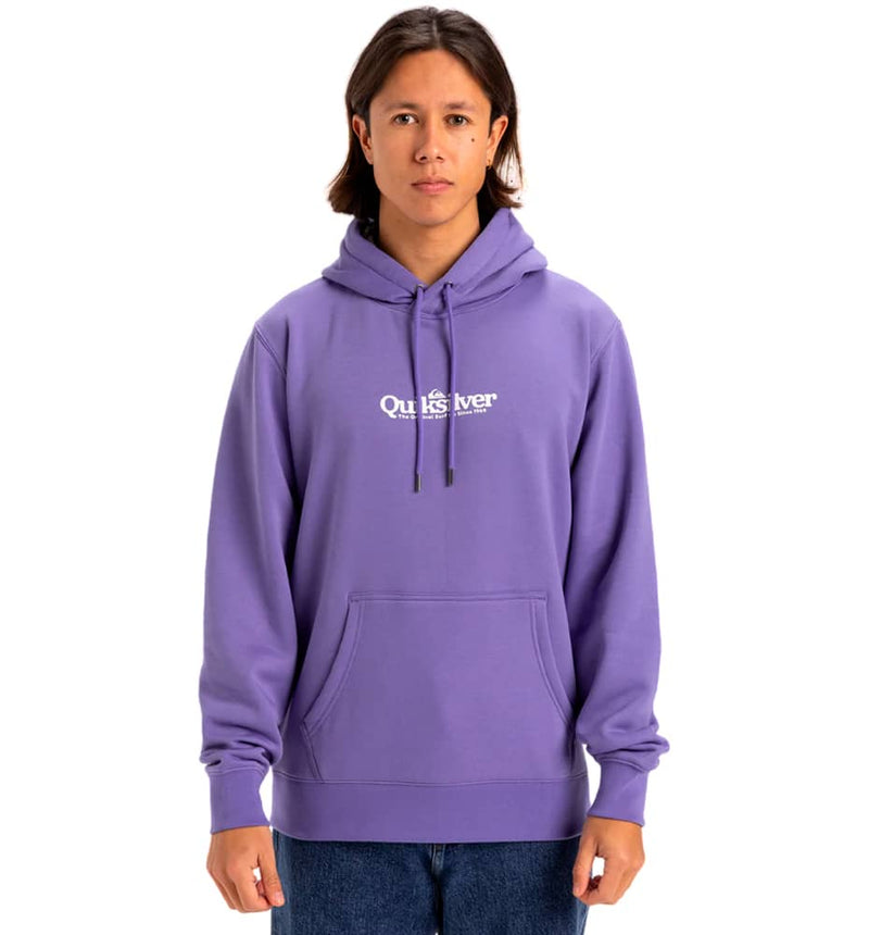 Hoodie Sudadera Capucha Casual Quiksilver Screen Fleece Fineline Hoodie