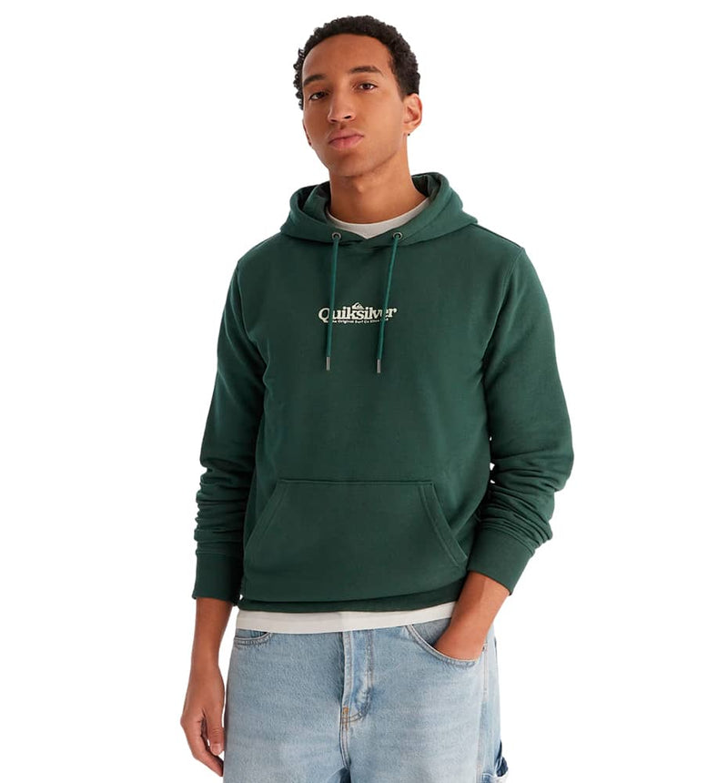 Hoodie Sudadera Capucha Casual Quiksilver Screen Fleece Fineline Hoodie