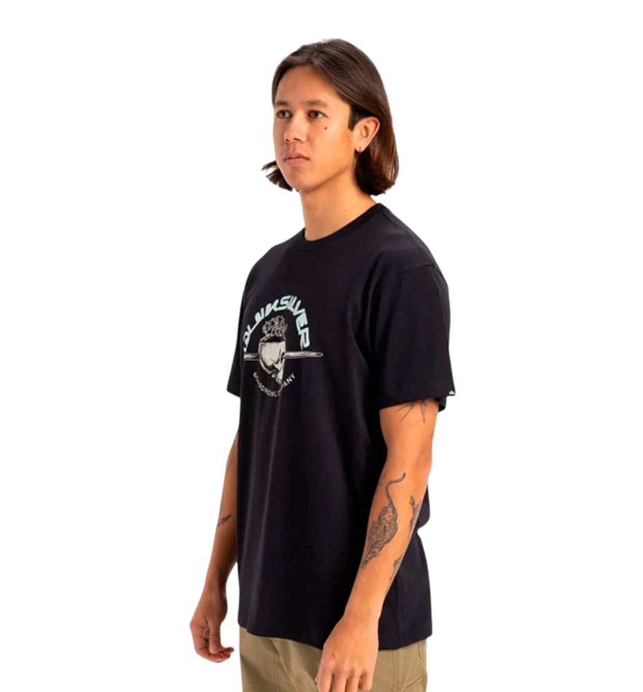 Camiseta M/c Casual_Hombre_QUIKSILVER Skull Lines Ss