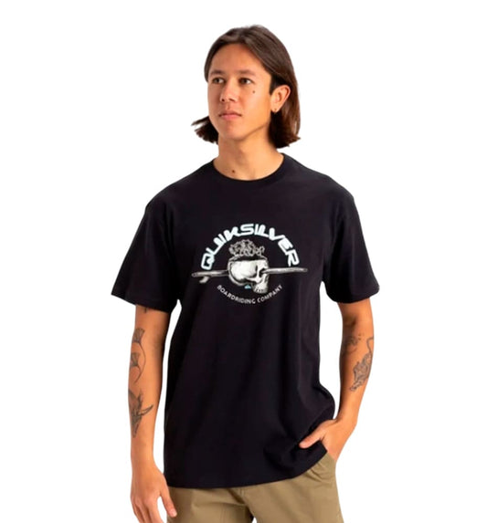 Men's Casual M/c T-shirt QUIKSILVER Skull Lines SS