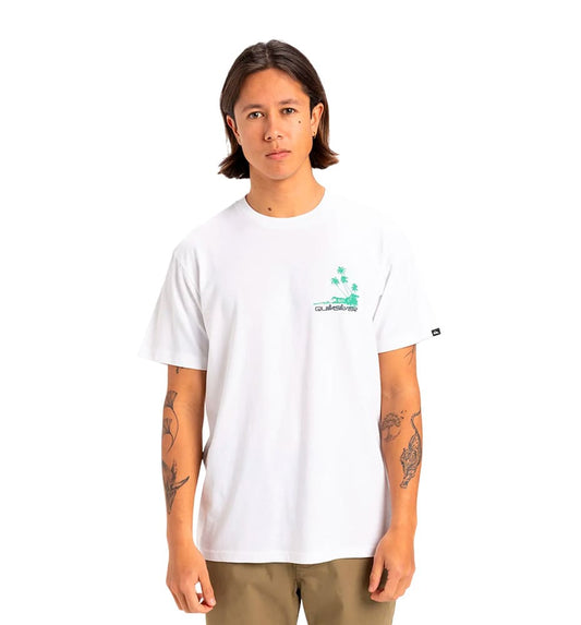 Men's Casual M/c T-shirt QUIKSILVER Palm Lines SS