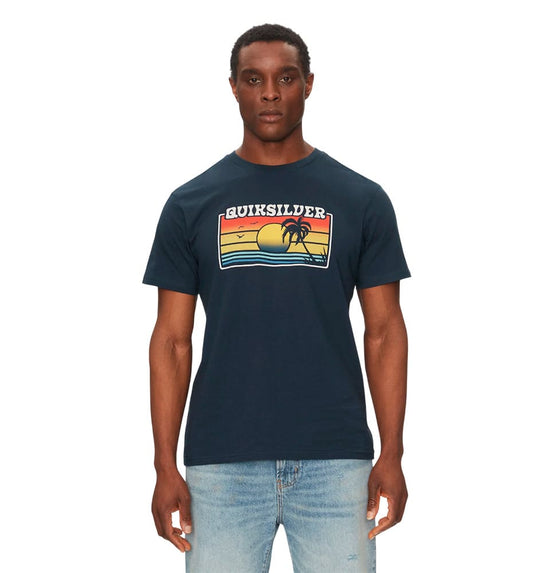 Men's Casual M/c T-shirt_QUIKSILVER Sun Faded SS