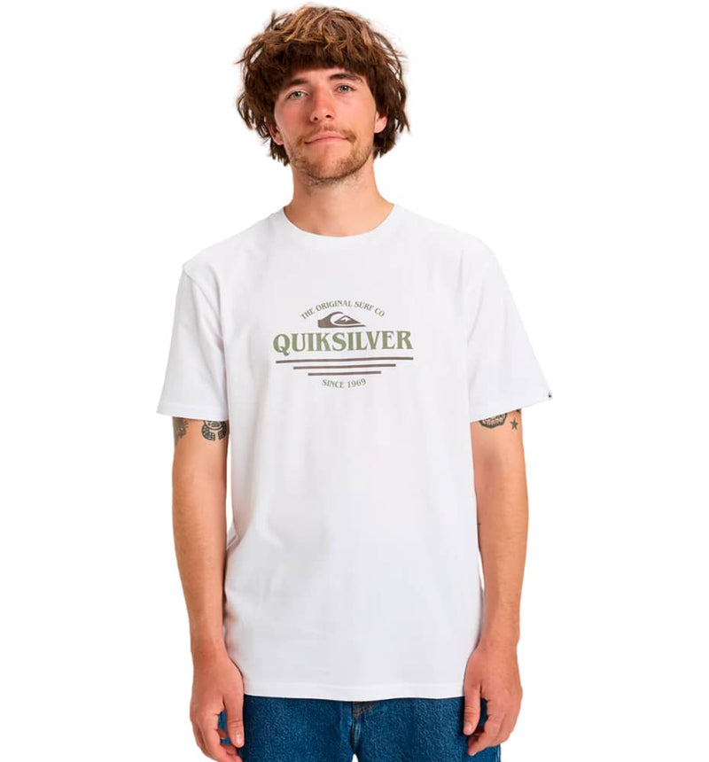 Camiseta M/C Casual Quiksilver Type Line Ss