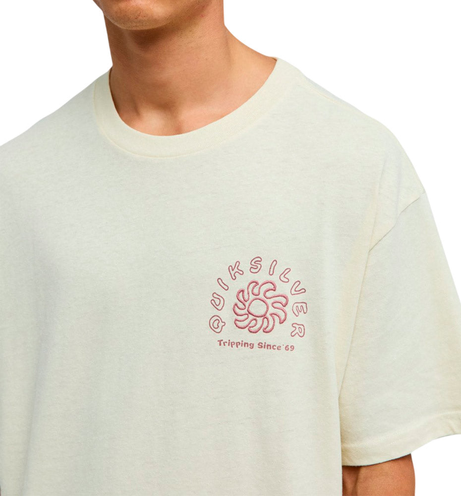 Camiseta Casual Quiksilver Curve Palm