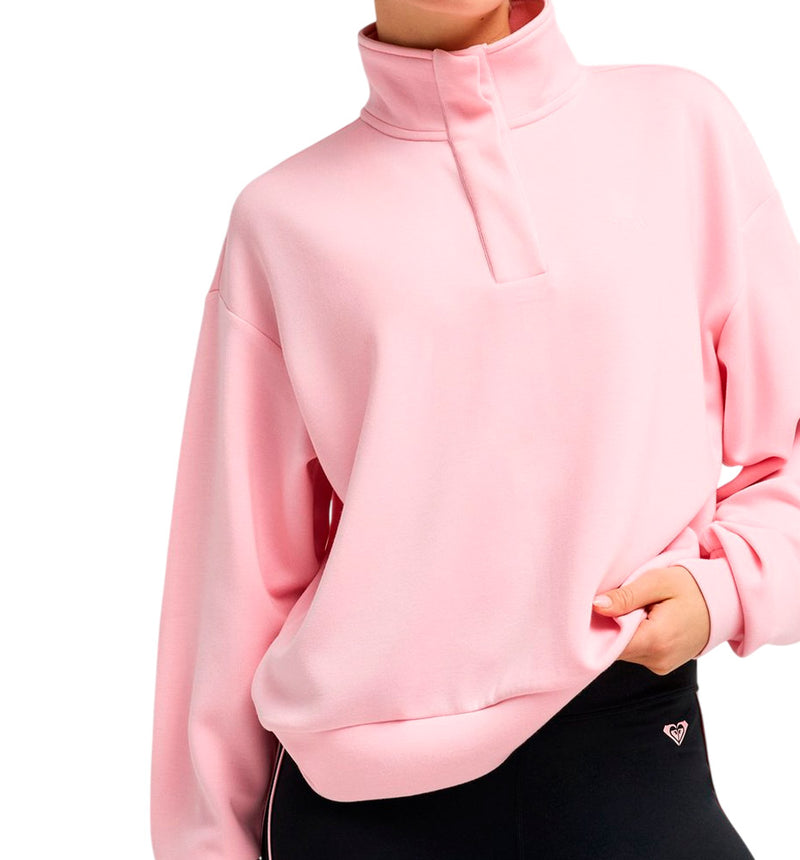 Sudadera Casual Roxy Rise & Vibe Sweet Fleece