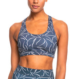 Sujetadores Sujeción Media Fitness Roxy Back To You Printed
