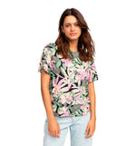T-shirt M/C Casual Roxy Flowers For Life