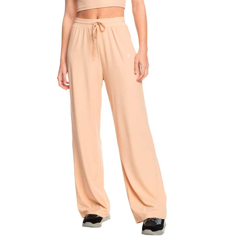 Casual Pants Roxy Rise & Vibe Rib Wide Leg Pants