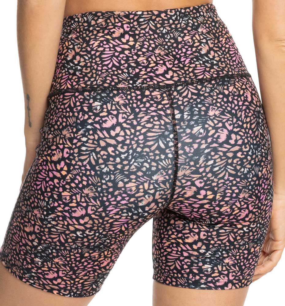Short Fitness Tights_Women_ROXY Heart Into It Biker Printed