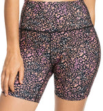 Roxy Heart Into It Biker Printed Fitness Shorts Tights