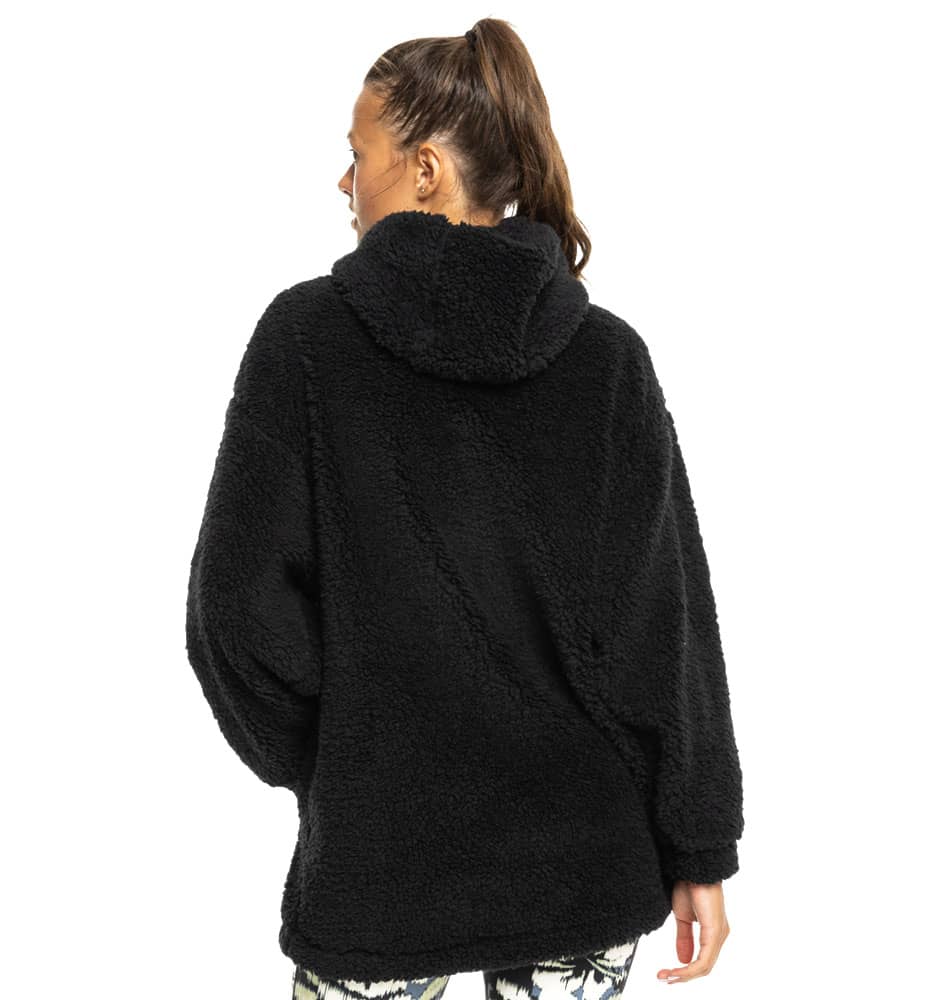 Hoodie Casual Hooded Sweatshirt_Women_ROXY Waves Of Warmth Sherpa Hoodie