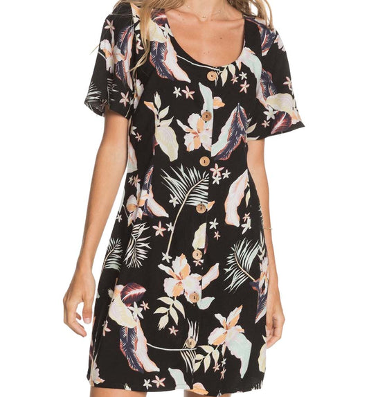 Vestido Casual_Mujer_ROXY All Eyes On Love Printed