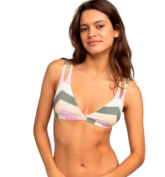 Bikini Top Swimsuit_Women_ROXY Vista Stripe Fixed Tri