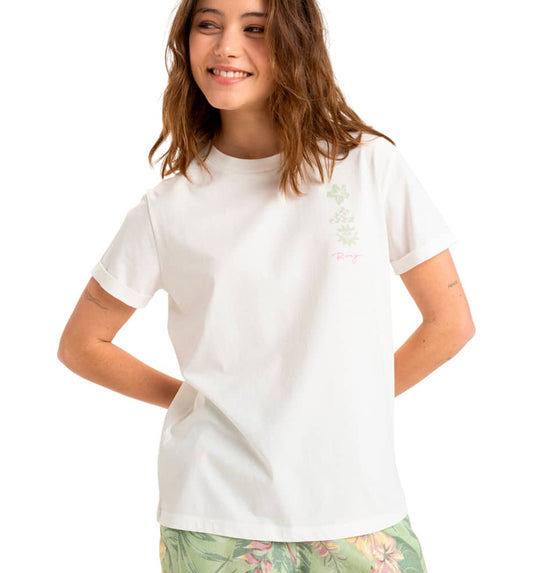 Camiseta Casual_Mujer_ROXY Oceanregular Art