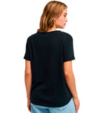 Camiseta Casual Roxy Oceanwave Regular Slub