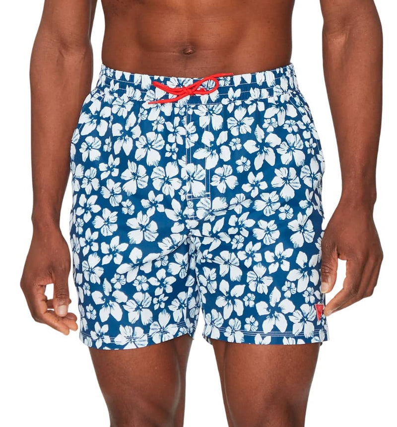 Bañador Baño Guess Swimtrunk Medium Sea Print