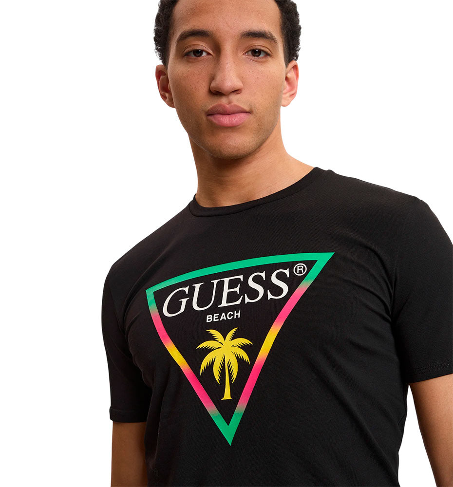 Camiseta Casual Guess New Triangle Palm Tee
