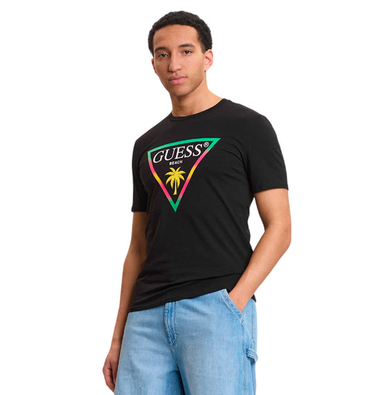 Camiseta Casual Guess New Triangle Palm Tee