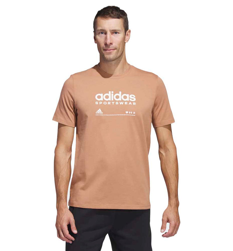 Camiseta M/C Casual Adidas M Lounge Tee