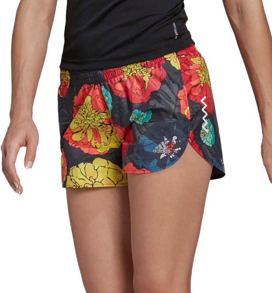Short Running_Women_ADIDAS Run Fast Flower Running