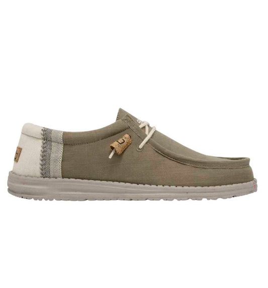Casual_Men_HEYDUDE Wally Linen Natural Sneakers