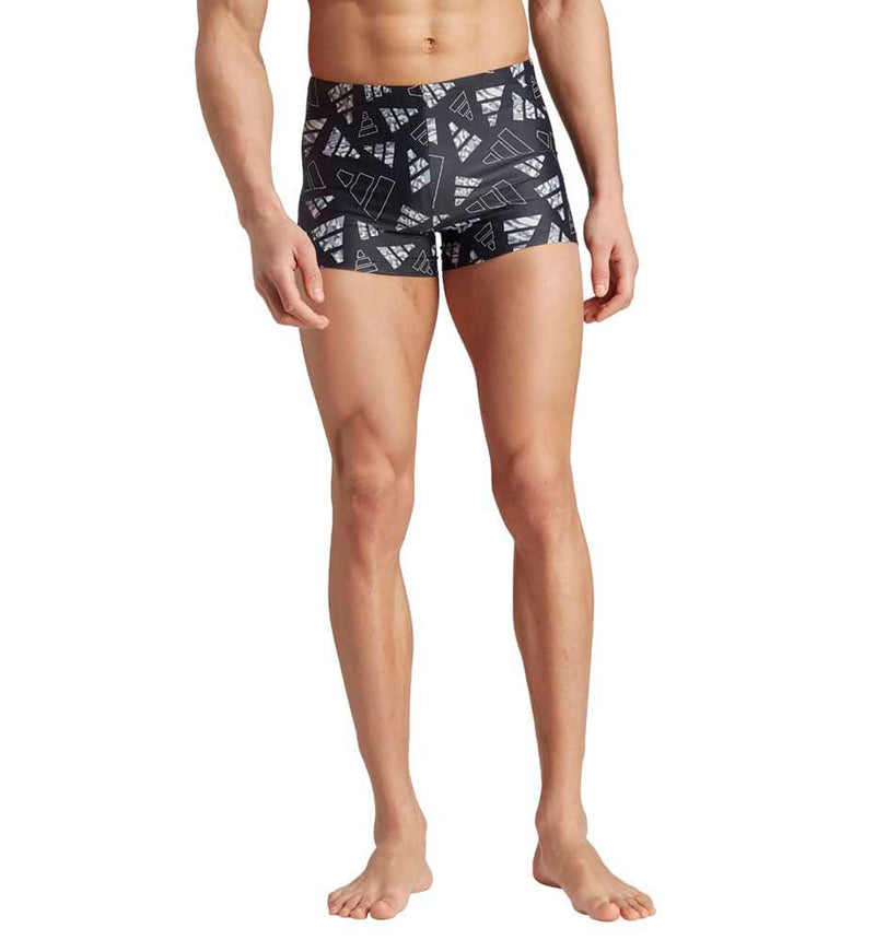 Bañador Natación Adidas Aop Logo Boxer
