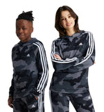 Hoodie Sudadera Capucha Casual Adidas J Bl Camo Ft Hd