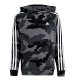 Hoodie Sudadera Capucha Casual Adidas J Bl Camo Ft Hd