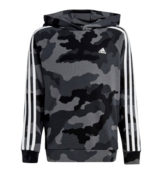 Hoodie Sudadera Capucha Casual_Unisex_ADIDAS J Bl Camo Ft Hd