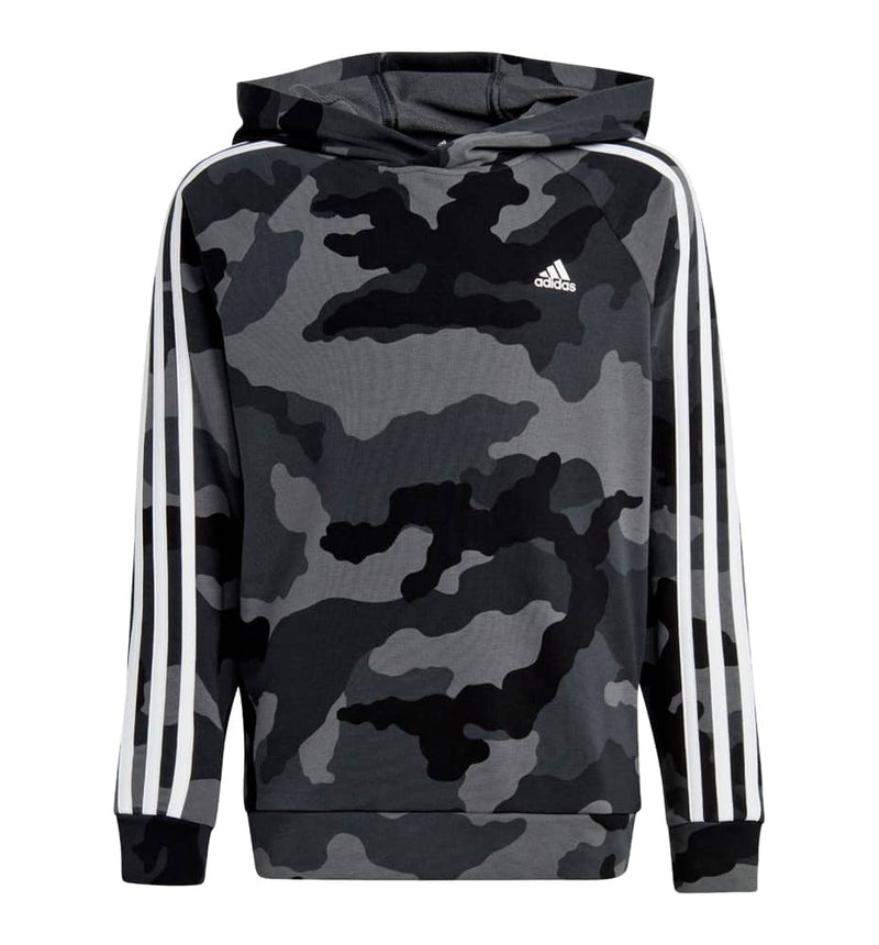 Hoodie Sudadera Capucha Casual Adidas J Bl Camo Ft Hd