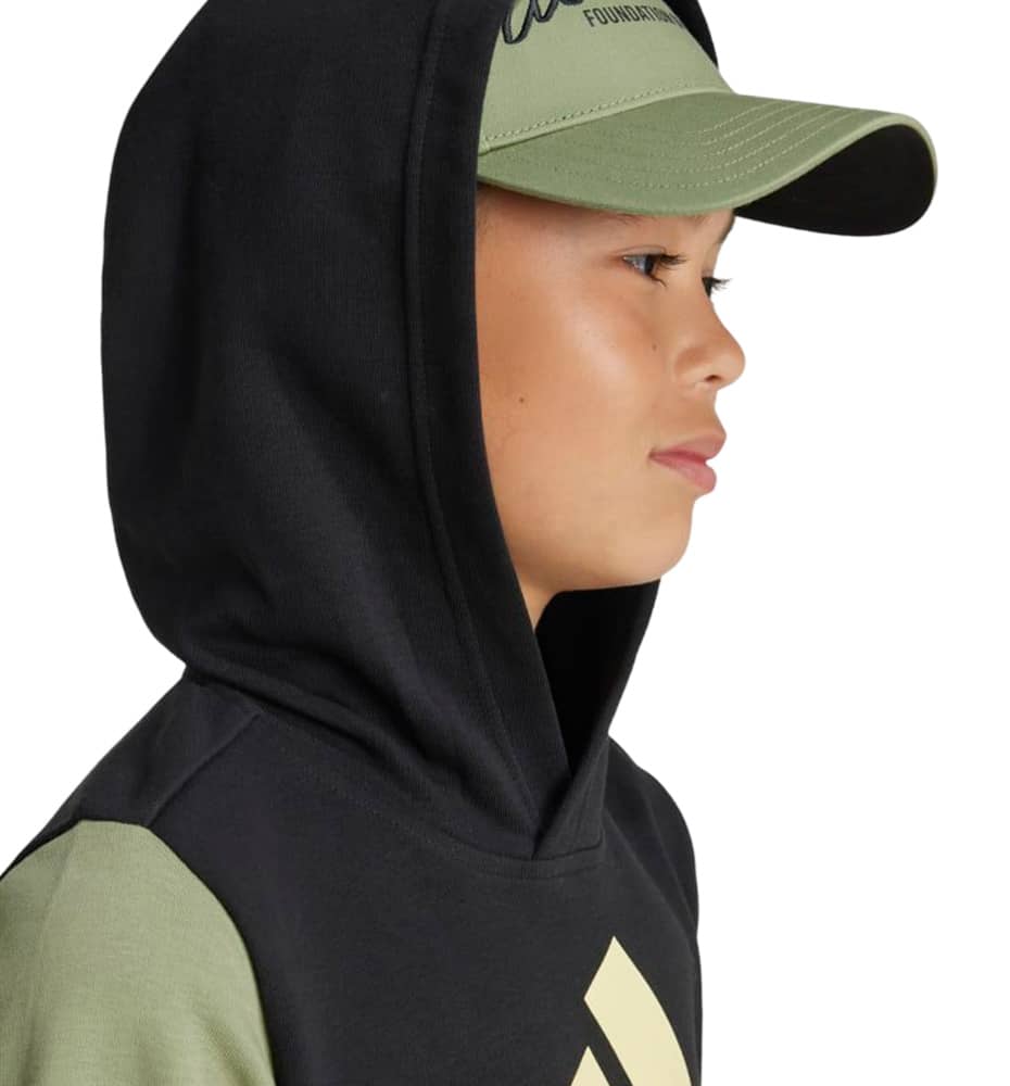 Hoodie Sudadera Capucha Casual_Unisex_ADIDAS J Bl Cb Hd