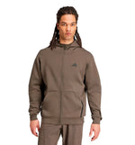 Hoodie Sudadera Capucha Fitness Adidas D4t Full Zip H