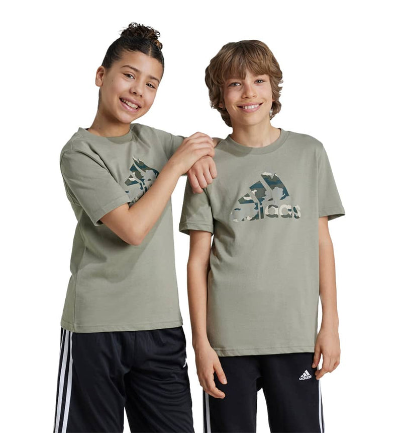 Adidas Camo Boys Casual M/C T-shirt