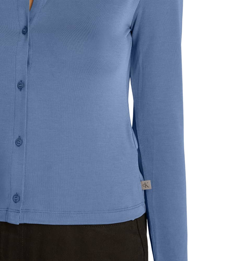 Casual Shirt_Woman_CALVIN KLEIN Modal Long Sleeve Shirt