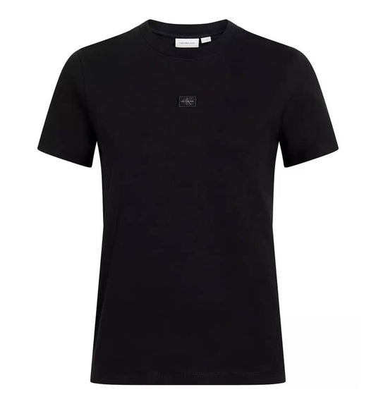 T-shirt M/c Casual_Mujer_CALVIN KLEIN Woven Label Regular Tee