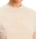 T-shirt M/C Casual Calvin Klein Ck Applique Regular Tee
