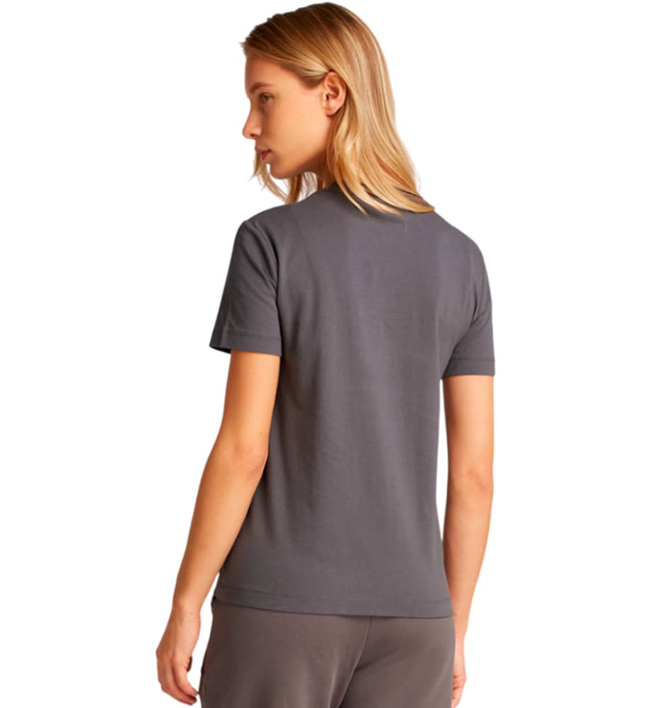 Casual M/c T-shirt_Women_CALVIN KLEIN Ck Applique Regular Tee