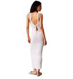 Calvin Klein Casual Dress Back Tie Long Sweater Dress
