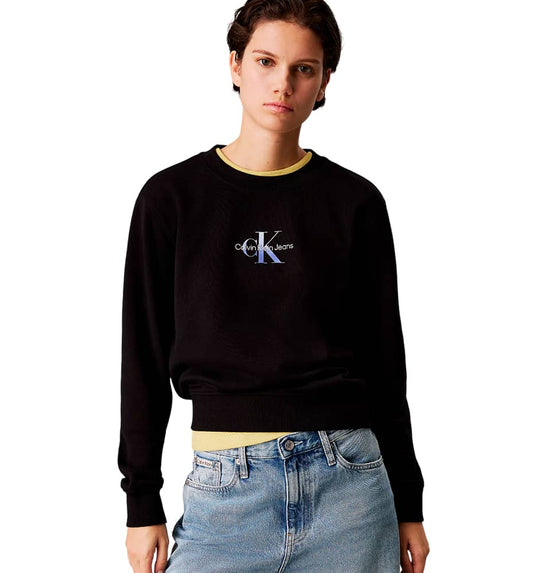 Sudadera Casual_Mujer_CALVIN KLEIN Gradient Monologo Crewneck